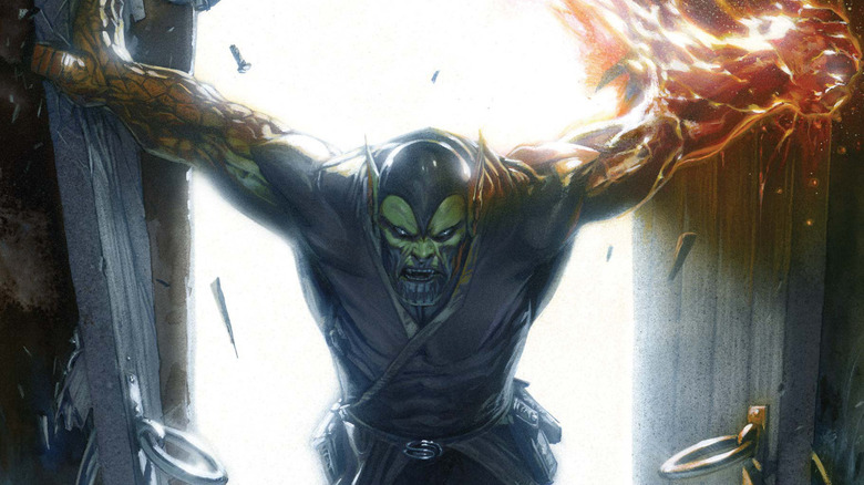 Super-Skrull slamming doors open