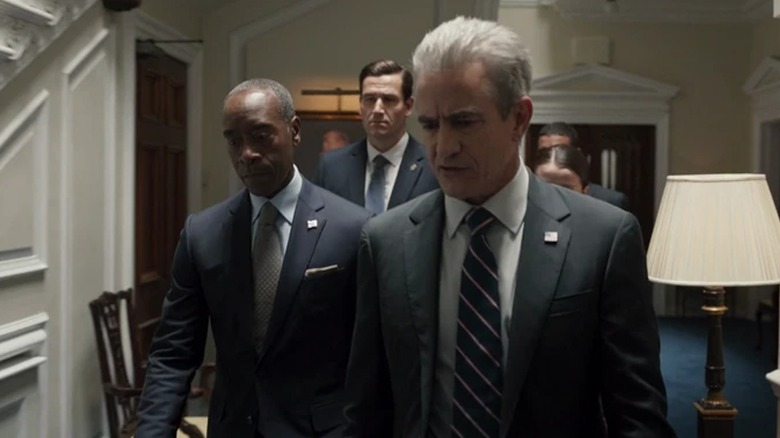 Ritson and Rhodey in White House hallway