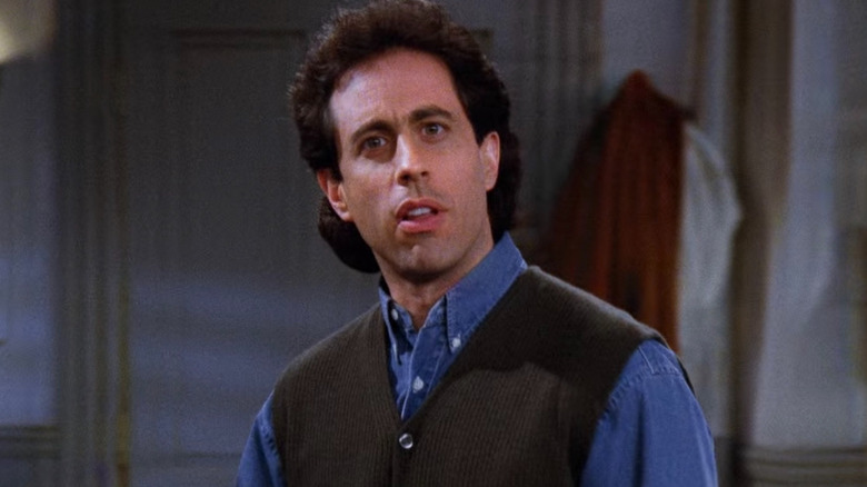 Jerry Seinfeld looking at camera