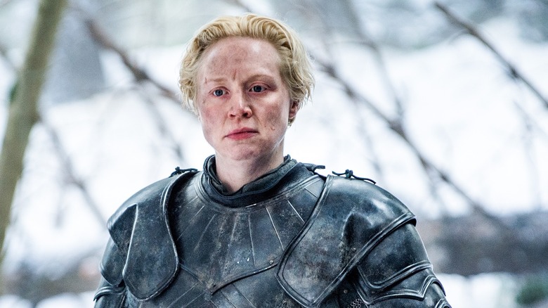 Brienne of Tarth dons armor