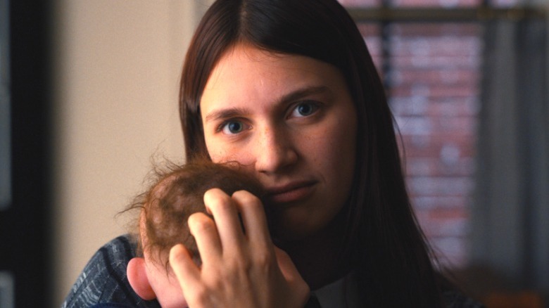 Leanne with the Reborn doll