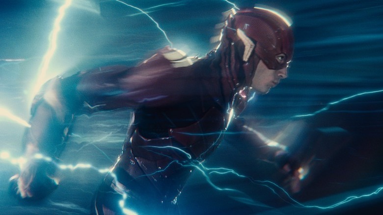 Ezra Miller Barry Allen running speed-force