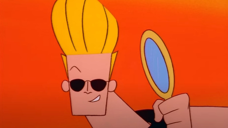 Johnny Bravo thinks he's pretty