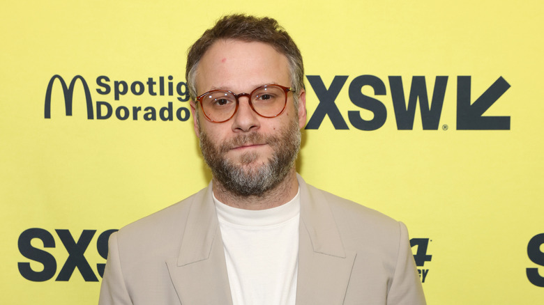 Seth Rogen poses at SXSW Festival