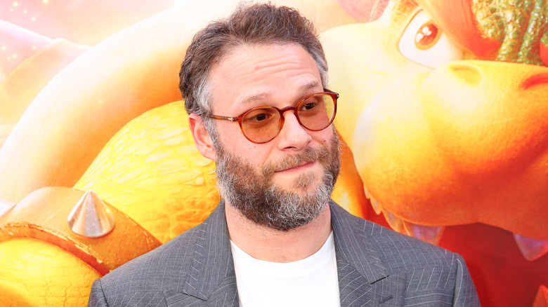 Seth Rogen wearing sunglasses