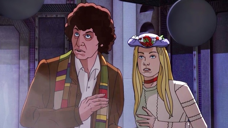 Animated Doctor and Romana emote