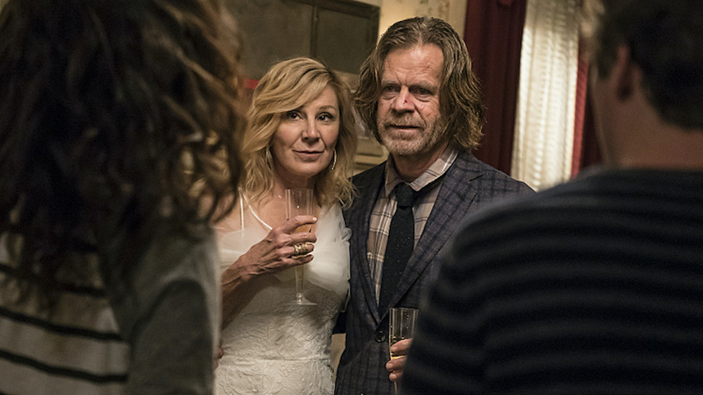 Chloe Webb and William H. Macy