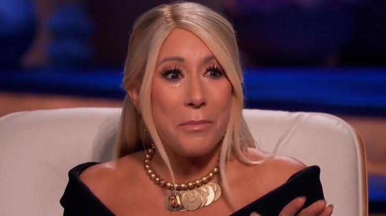 Lori Greiner crying while speaking