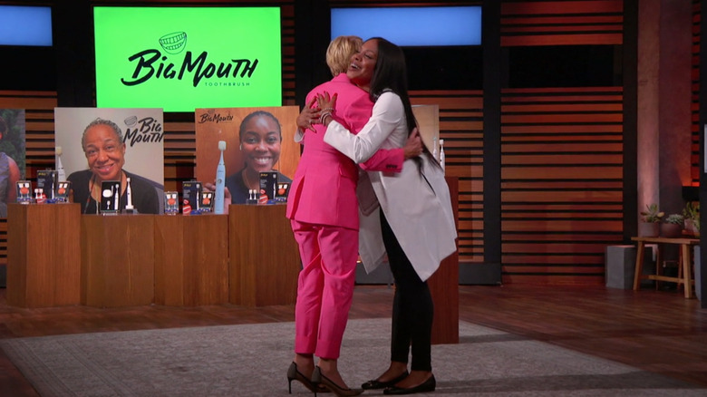 Dr. Bobbi hugging Barbara Corcoran