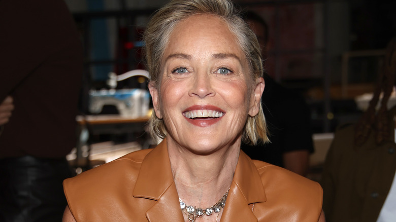 Sharon Stone Smiling Face