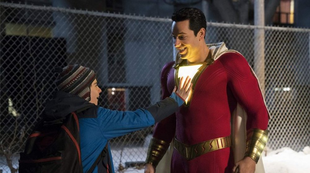 Zachary Levi and Jack Dylan Grazer in Shazam!