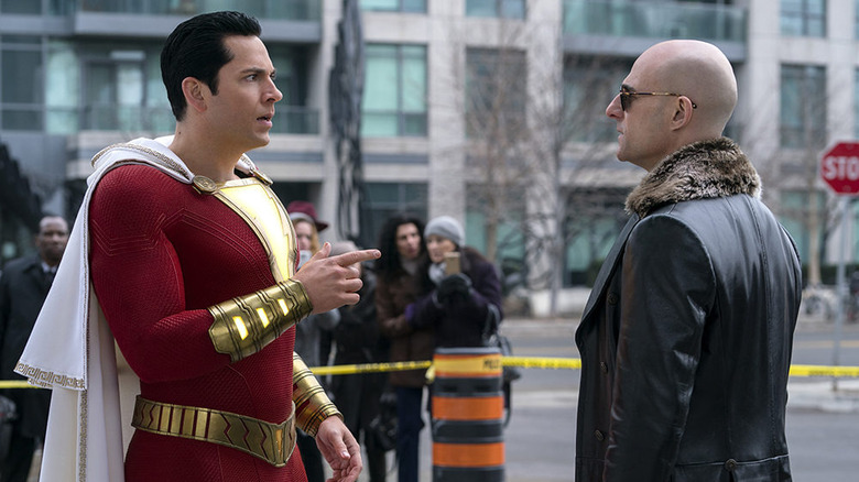 Shazam and Thaddeus face off