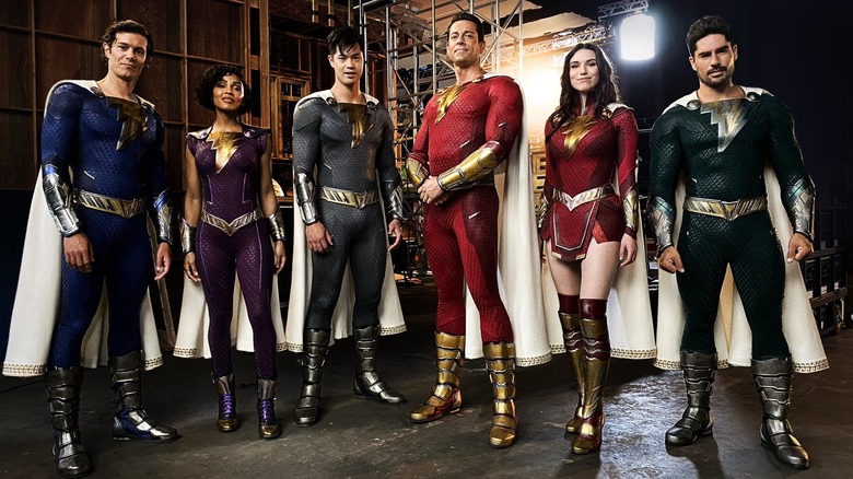 new costumes for Shazam family 