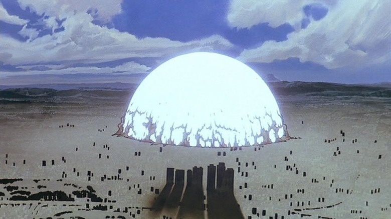 An explosion going off in Akira