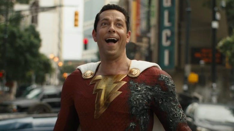 Shazam thrilled by his actions