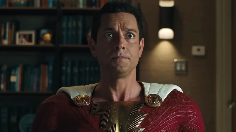 Shazam looking scared