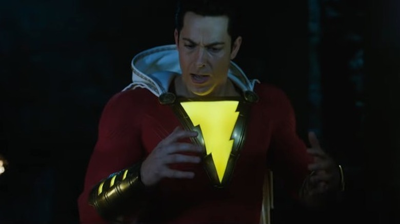Shazam puzzled by his powers