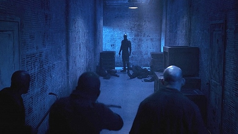 Daredevil staring down villians