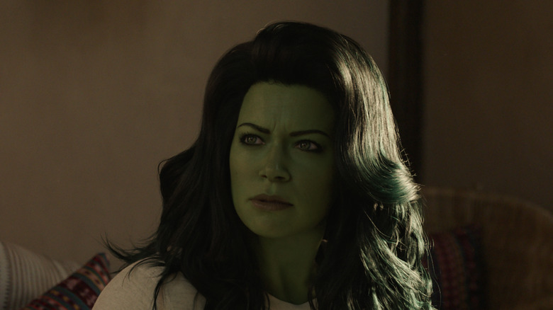 She-Hulk glaring