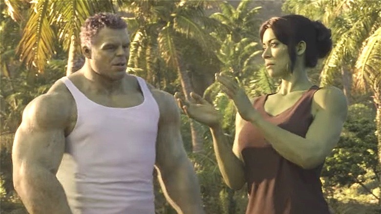 Hulk and She-Hulk training