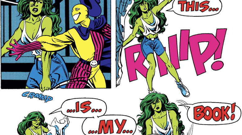 She Hulk breaks the fourth wall on comics