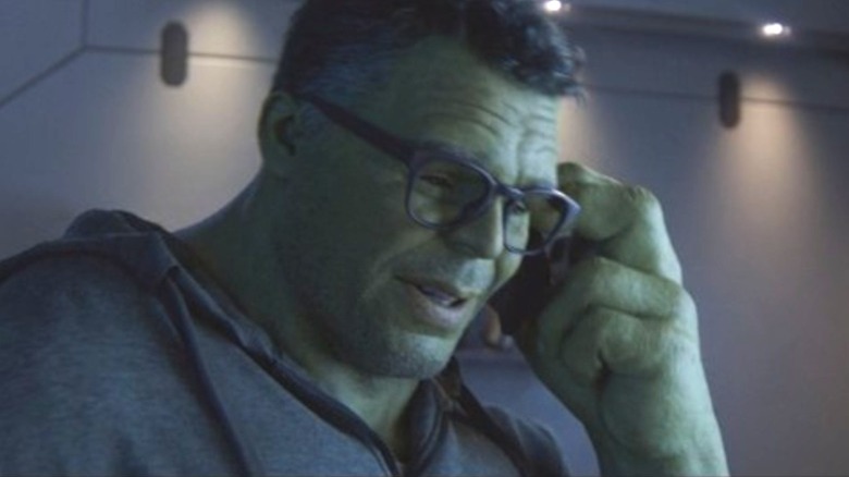 Hulk talking on the phone