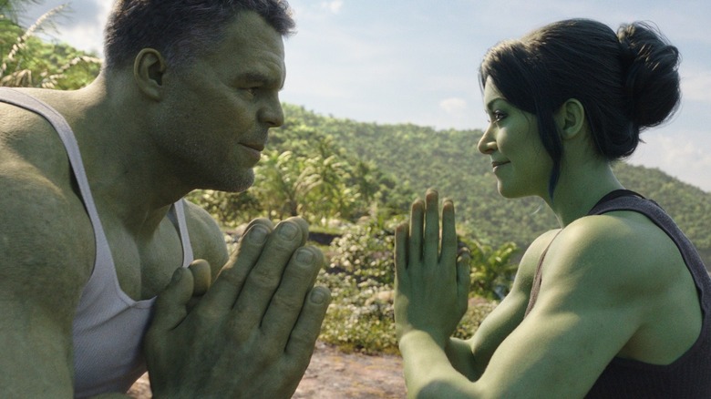 Hulk and She-Hulk training