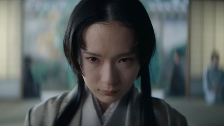 Crying Japanese woman on Shogun