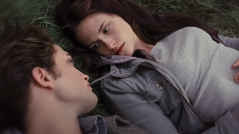 Edward and Bella in meadow