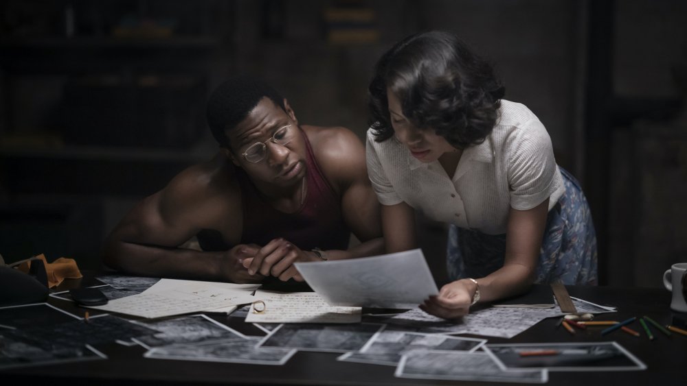 Jonathan Majors and Jurnee Smollett