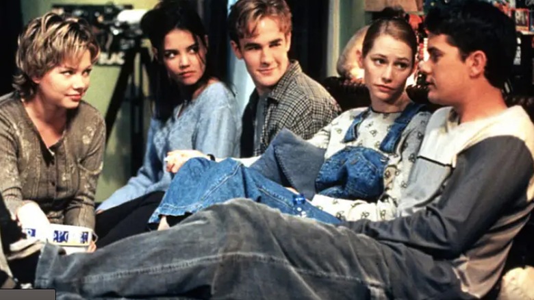 "Dawson's Creek" crew hanging out 