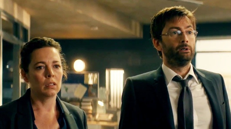 Colman and Tennant appear as Ellie and Alec