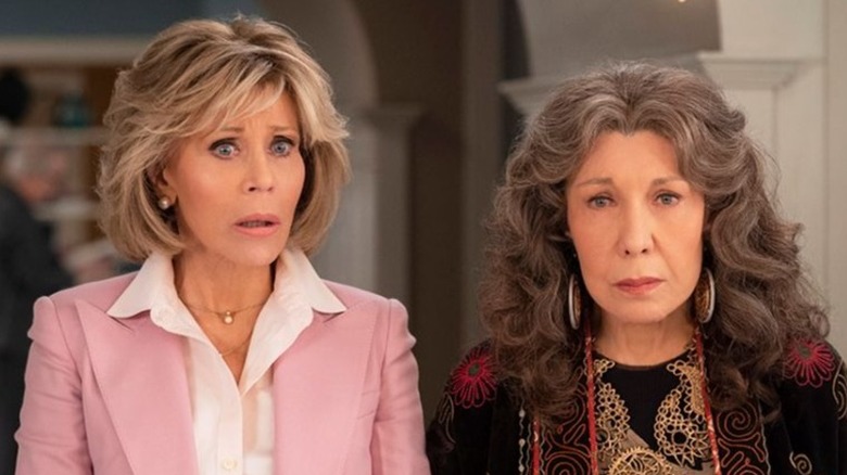 Grace and Frankie shocked