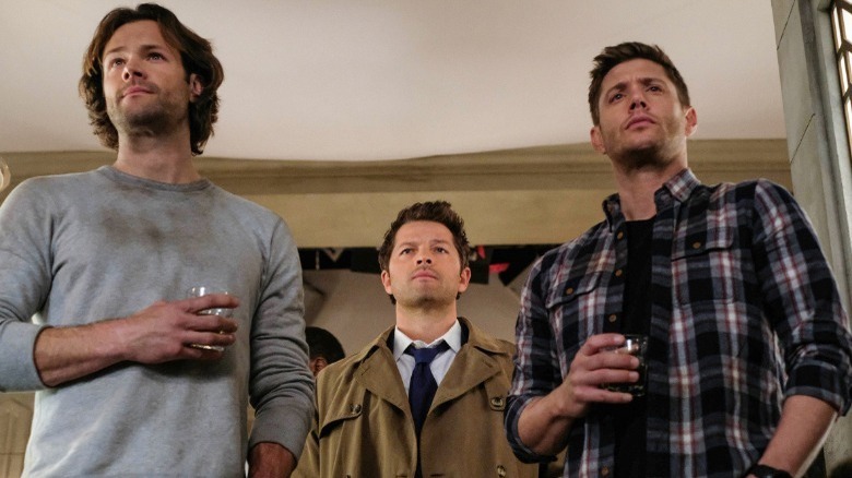 Supernatural Dean and Sam drink