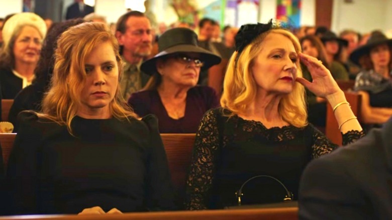 Camille and Adora at a funeral in Sharp Objects