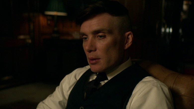 Tommy Shelby sitting