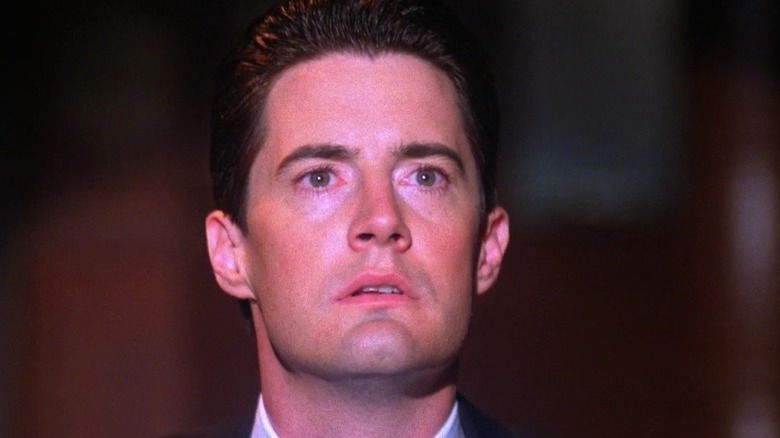 Dale Cooper staring forward 