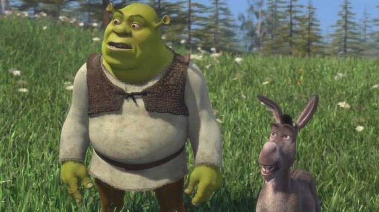 Shrek and Donkey surprised