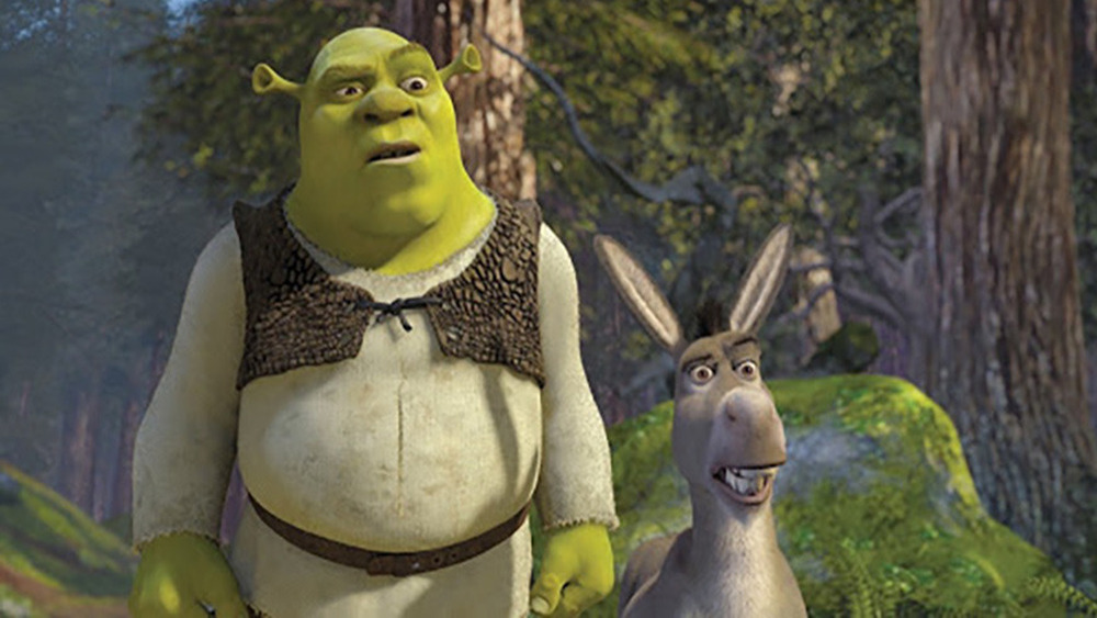 Shrek and Donkey looking confused