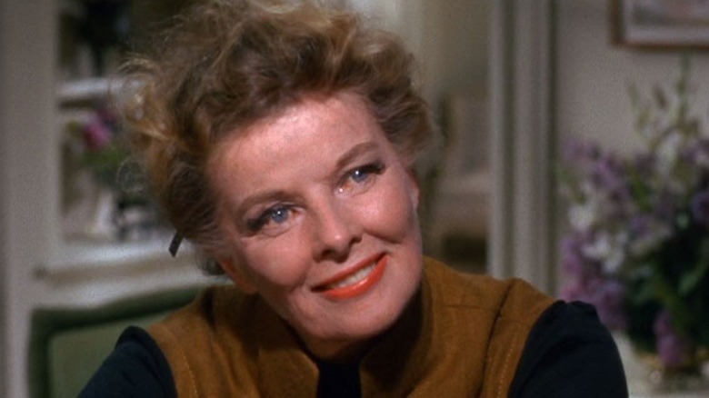 Katharine Hepburn smiling Guess Who's Coming to Dinner