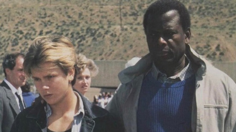 River Phoenix and Sidney Poitier walk Little Nikita