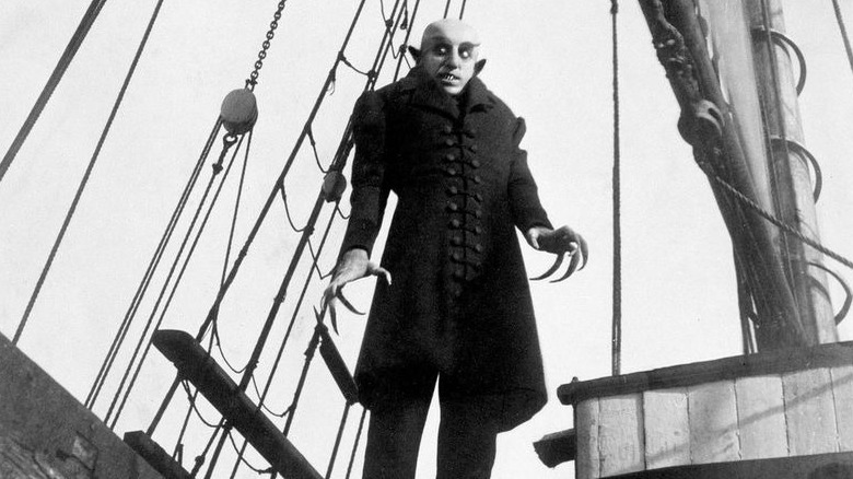 Count Orlok on a boat 