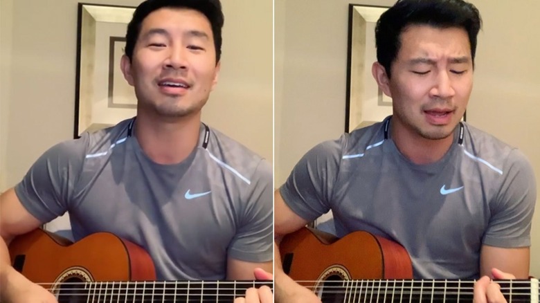 Simu Liu serenades audiences on Instagram