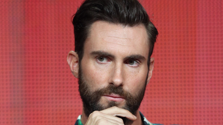 Adam Levine at panel discussion