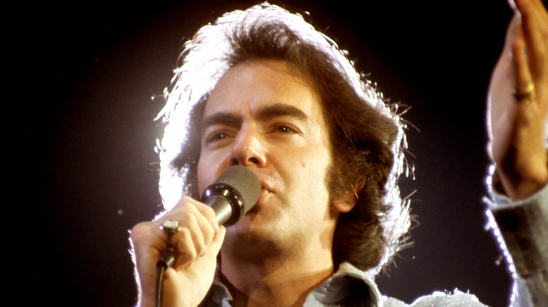 Neil Diamond on stage