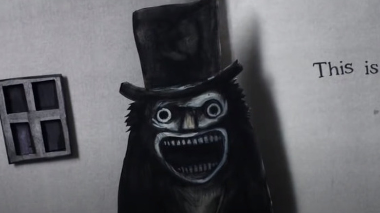 The Babadook greets his readers