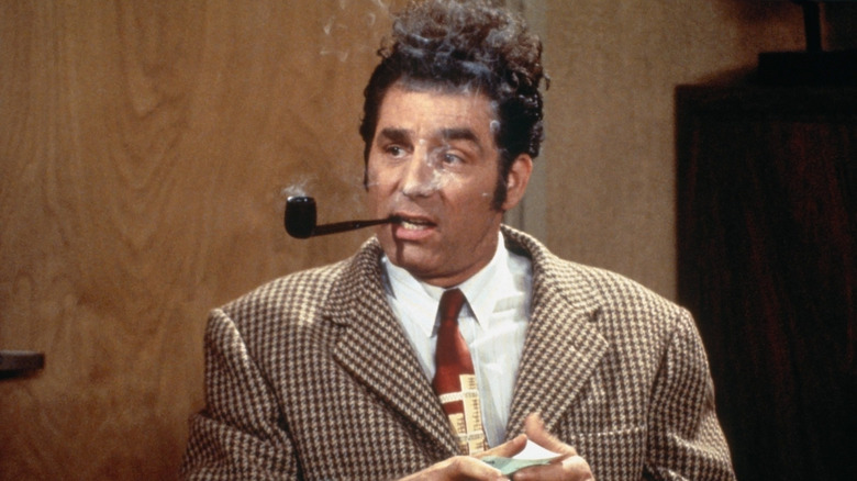 Kramer smoking cigar on Seinfeld