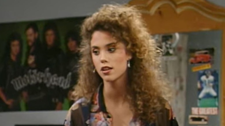 Jessie Spano staring