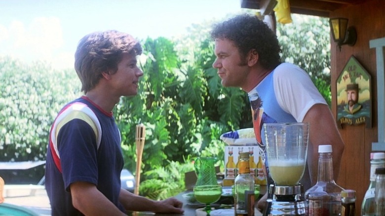 Dirk and Reed enjoy margaritas