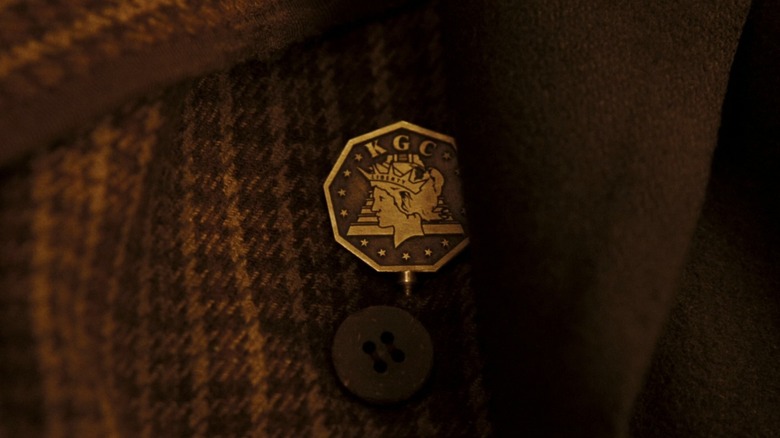 KGC pin rests on lapel